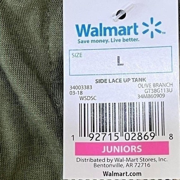 Disney The Lion King Green Tank Top Juniors Large Front Graphic Lace-Up Side NEW - Picture 7 of 7